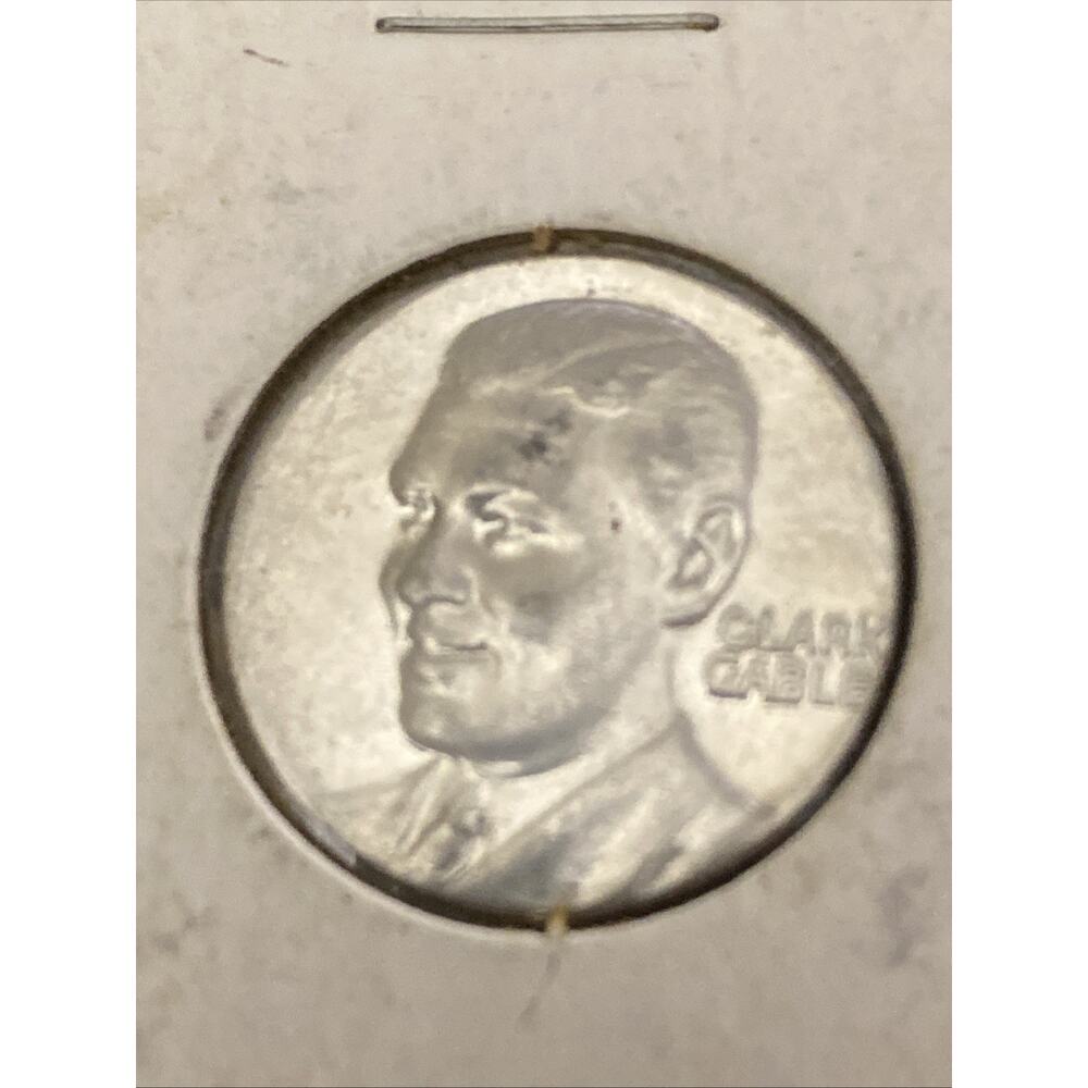 1933 MGM Clark Gable "Hold Your Man" Popsicle Token Medal Coin 23.5mm Aluminum
